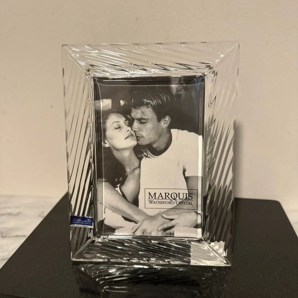 Waterford Marquise Siena Crystal Photo Frame 4x6” photo  NEW NWT